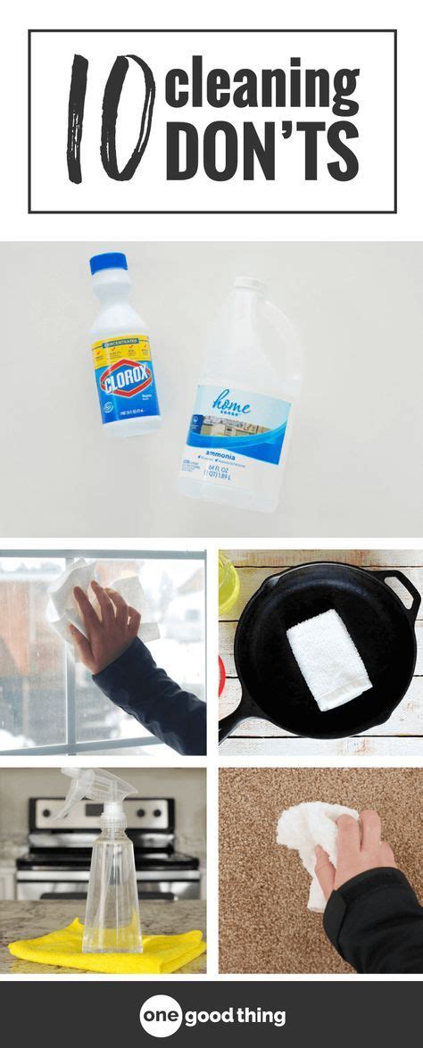 7 Cleaning Mistakes That Cost You Time And Effort Cleaning Household