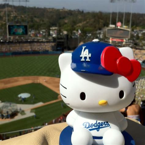 Hello Kitty Bobblehead Night Dodgers 2024 - Myrah Tiphany