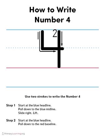 How To Write Number Primarylearning Org