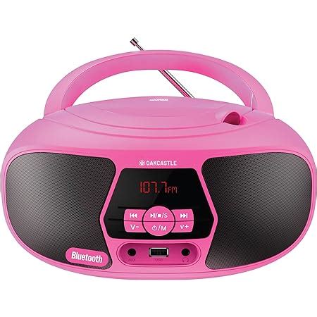 Goodmans Gps Pnk Cd Fm Boombox Speaker Pink Amazon Co Uk