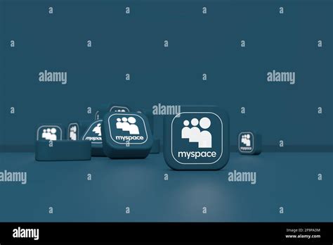 Myspace Social Media Social Network Concept Background Illustration