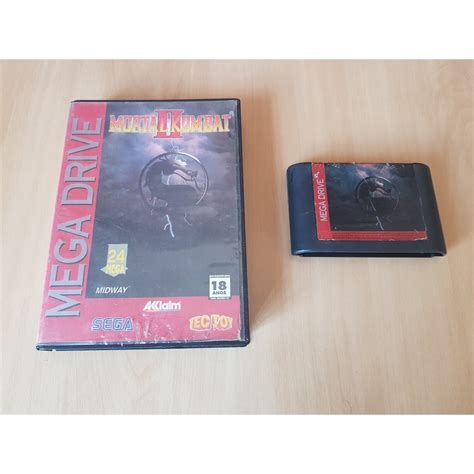 Mortal Kombat Ii Caixa Mega Drive Tectoy Original Shopee Brasil