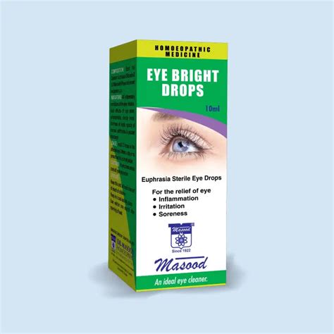 Eye Bright Lotion Homeopathic Drops For Eye Inflammation Masood