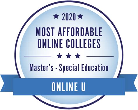 2020 Most Affordable Online Masters In Special Education Onlineu