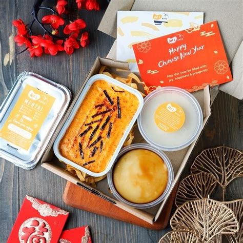 Jual Hampers Box Isi Salmon Kani Mentai Japanese Milk Pudding Ala