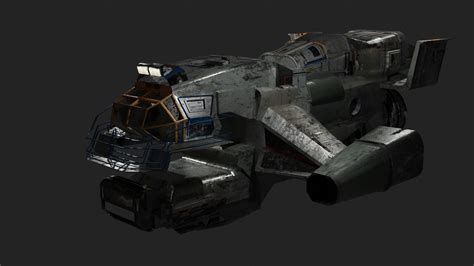 ArtStation - SCI-FI MILITARY CARGO SHIP