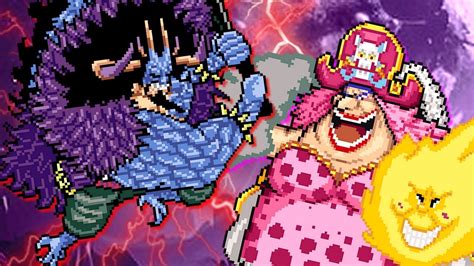 KAIDO HIBRID VS BIGMOM EPIC MUGEN BATTLE YouTube