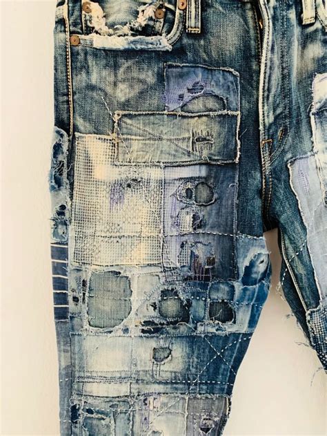 Kapital Kapital Distressed Boro Patchwork Denim Grailed Denim