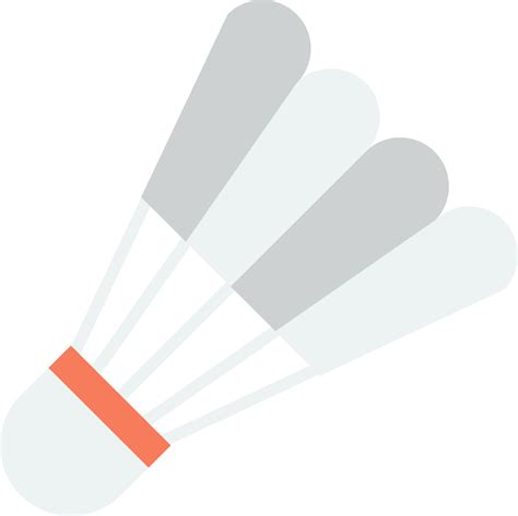 badminton ball illustration in minimal style 12979978 PNG