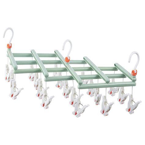 Wzhxin Hooks For Hanging Folding Multi Head Drying Rack Clip Windproof