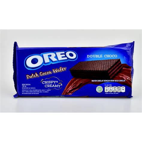 Oreo Double Choco Vanilla Wafer Biscuit Gr Shopee Malaysia