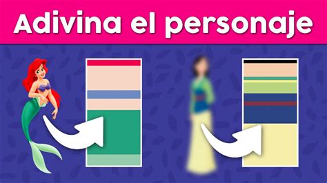 ADIVINA EL PERSONAJE CON LOS COLORES YouTube