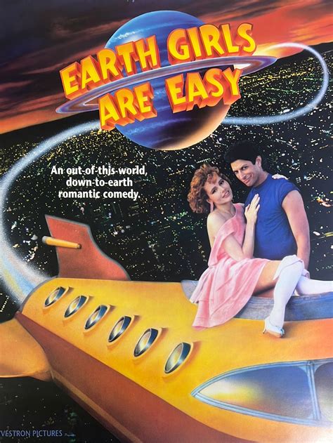 Earth Girls Are Easy - 1989 movie poster original vintage – Sold Out ...