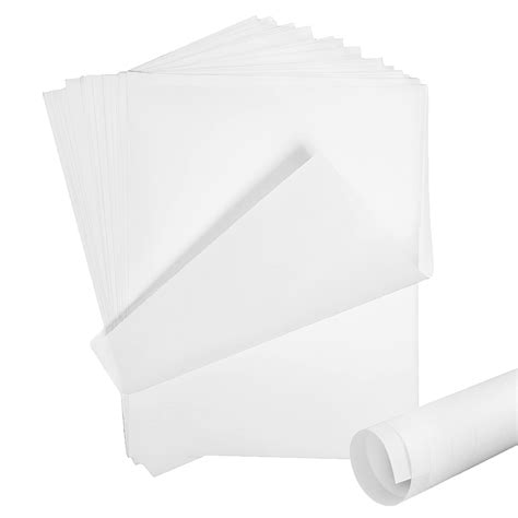 60 Sheet Translucent Vellum Paper, 8.5x11 Inch Vellum Paper for ...