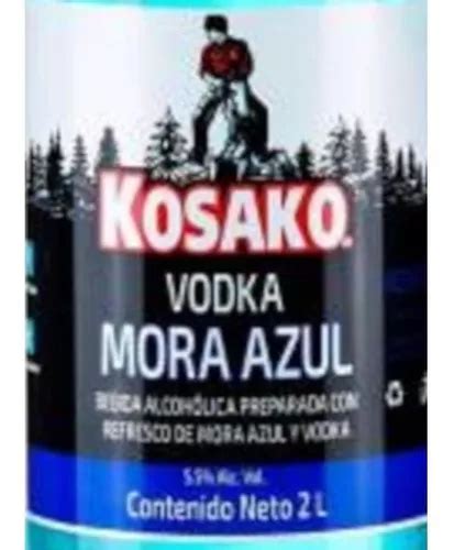 Pack De Fusi N Kosako Vodka Mora Azul L Mercadolibre