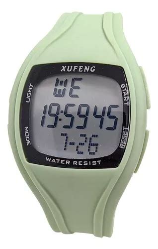 Reloj Xufeng 60 Digital Verde A Prueba De Agua Para Hombre MercadoLibre