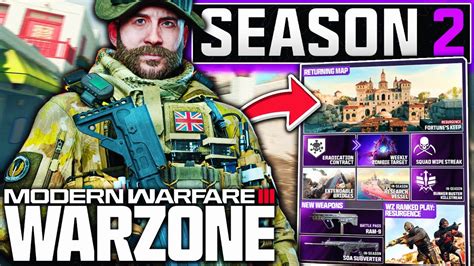 Warzone Huge Season 2 Update Fully Revealed 4 New Weapons Full