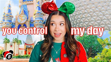 Followers Control My Day At Disney Christmas Edition Youtube