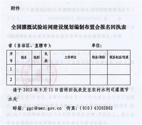 关于召开全国灌溉试验站网建设规划编制布置会的通知 中国节水灌溉网