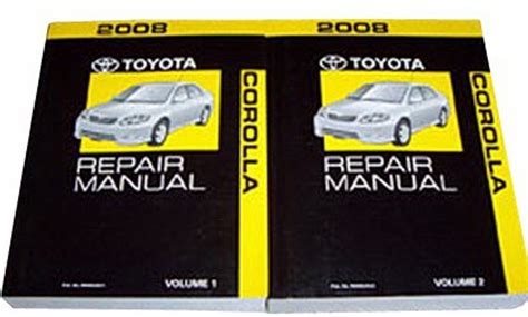 Manual Corolla 2008
