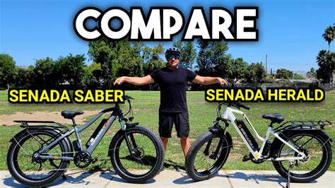 Compare Senada Saber Vs Senada Herald And Saber Plus Ebike Youtube