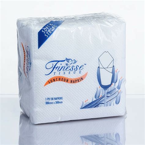 Comfort 100 Luncheon Napkins X 10 Packs Finesse Tissues