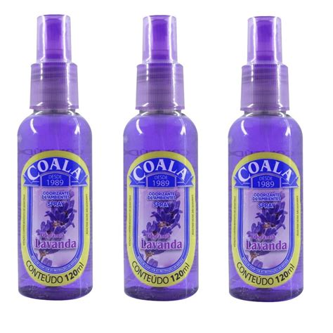 Spray Coala Odorizante De Ambientes Lavanda Kit 3 Unidades