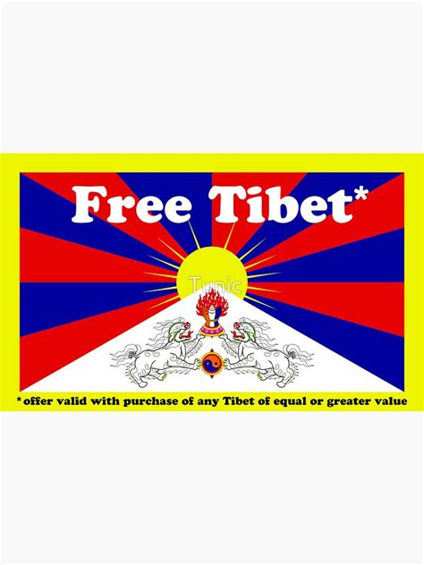 Free Tibet Sticker For Sale By Tunic Redbubble