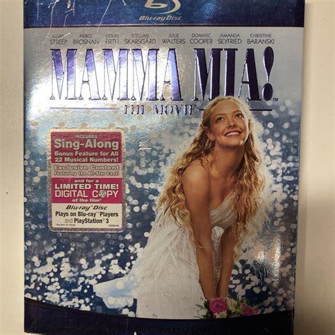 Mamma Mia Blu Ray Disc 2008 2 Disc Set 25195056700 Ebay