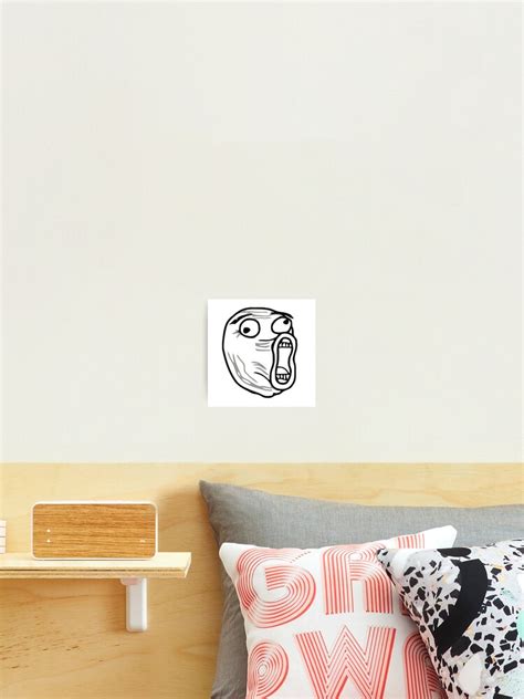 Derp Face Meme Photographic Print For Sale By Jamcayt Redbubble