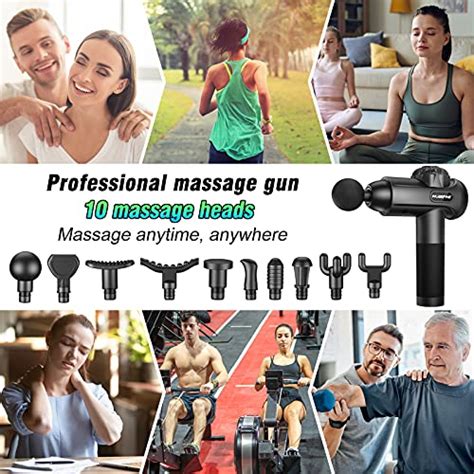 Massage Gun Upgrade Handheld Deep Tissue Percussion Muscle Massager