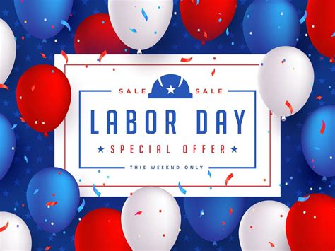 Labor Day Sale Banner Design Template 666357 Vector Art at Vecteezy