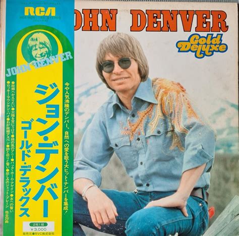 John Denver Gold Deluxe 2 X Vinyl Lp Compilation Different Sleeveobi 1974 Japan Hobbies