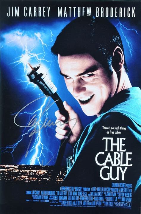 JIM CARREY the CABLE Guy Signed Poster 13x 19 - Etsy