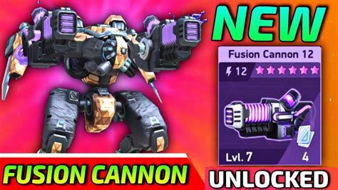 Fusion Cannon 12 Unlocked Mech Arena YouTube