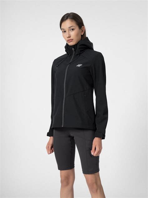 Softshell Damski 4FSS23TSOFF048 4F Czarna Sport Shop Pl