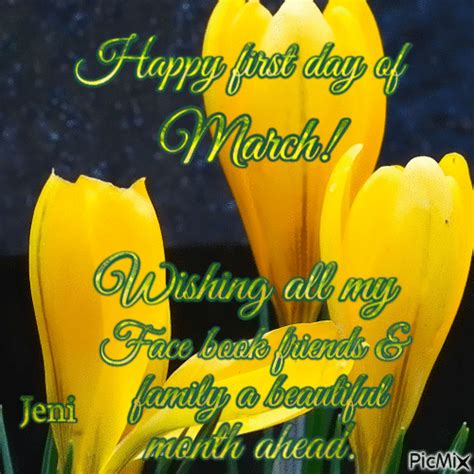 Happy First Day Of March Pictures Photos And Images For Facebook