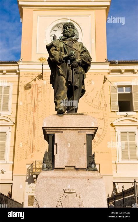 Statue Of Garibaldi Garibaldi Square Parma Emilia Romagna Italy