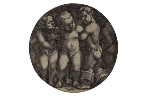 Hans Sebald Beham Three Naked Putti Mutualart