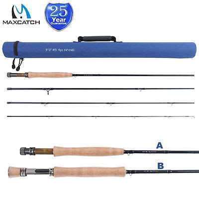 Maxcatch Fly Fishing Rod Nano 3 4 5 6 7 8WT IM12 High Modulus Carbon