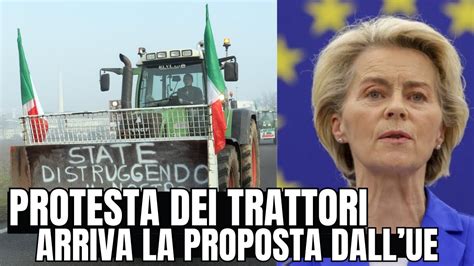 LA PROTESTA DEI TRATTORI NON SI FERMA ARRIVA LA PROPOSTA DI VON DER