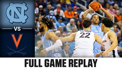 North Carolina Vs Virginia Full Game Replay 2023 New York Life ACC