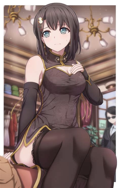 Narafume Bang Dream Okusawa Misaki Breast Hold Business Suit