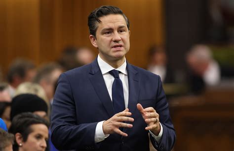 Pierre Poilievre in campaign mode, targeting ridings held by Liberals ...