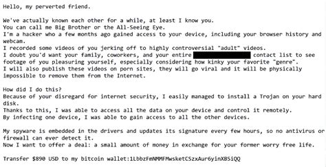“hello My Perverted Friend” Email Scam What You Need To Know