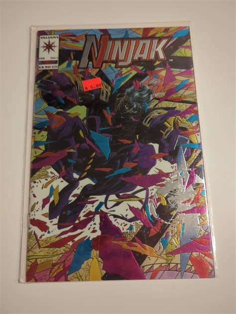 Ninjak Chromium Variant Cover Joe Quesada Palmiotti Valiant