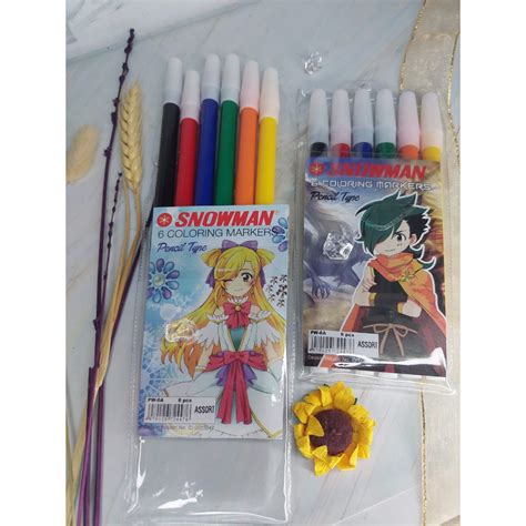 Jual Spidol Warna Spidol Gambar Snowman Coloring Markers Coloring Pen