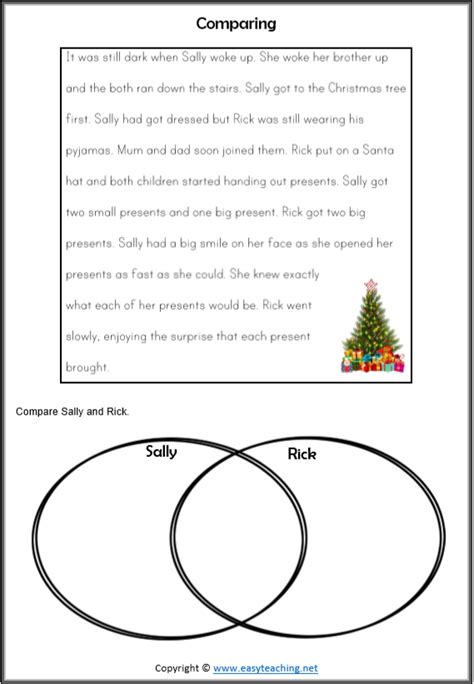 Compare Contrast Reading Passages EasyTeaching Net Free Reading