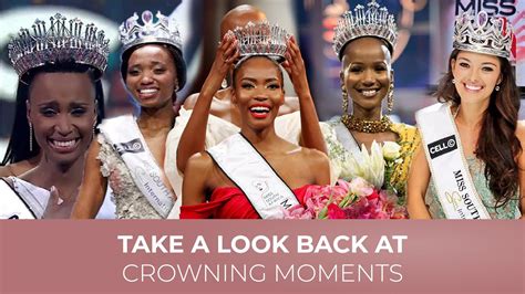 Miss SA Previous Winning Moments 2017 2021 YouTube