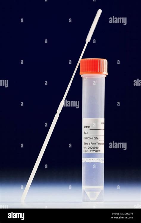 Prueba De Detección Del Antígeno Cov 2 Del Sars Hisopo Y Vial De